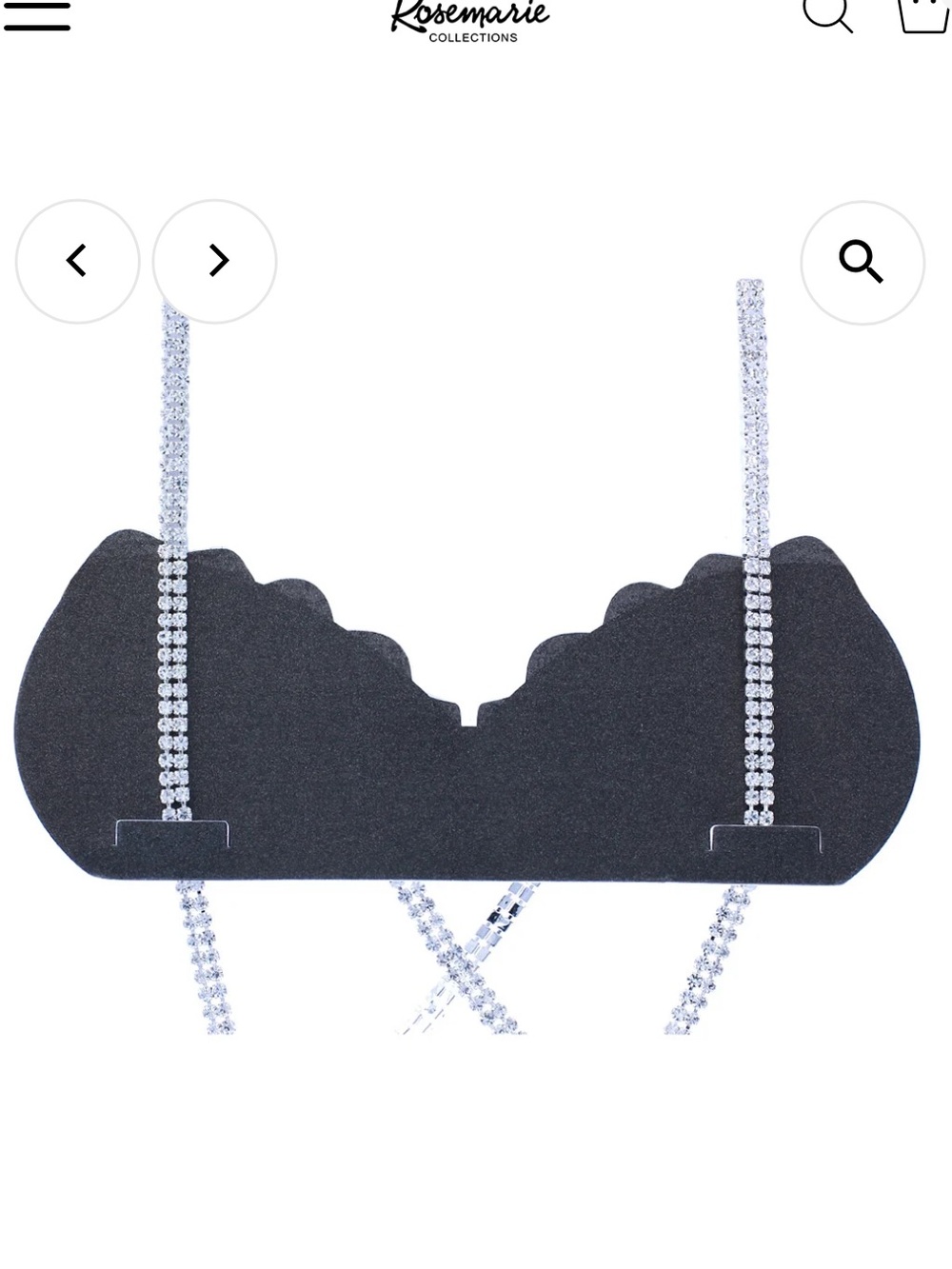 Crystal Avenue // Rhinestone bra straps